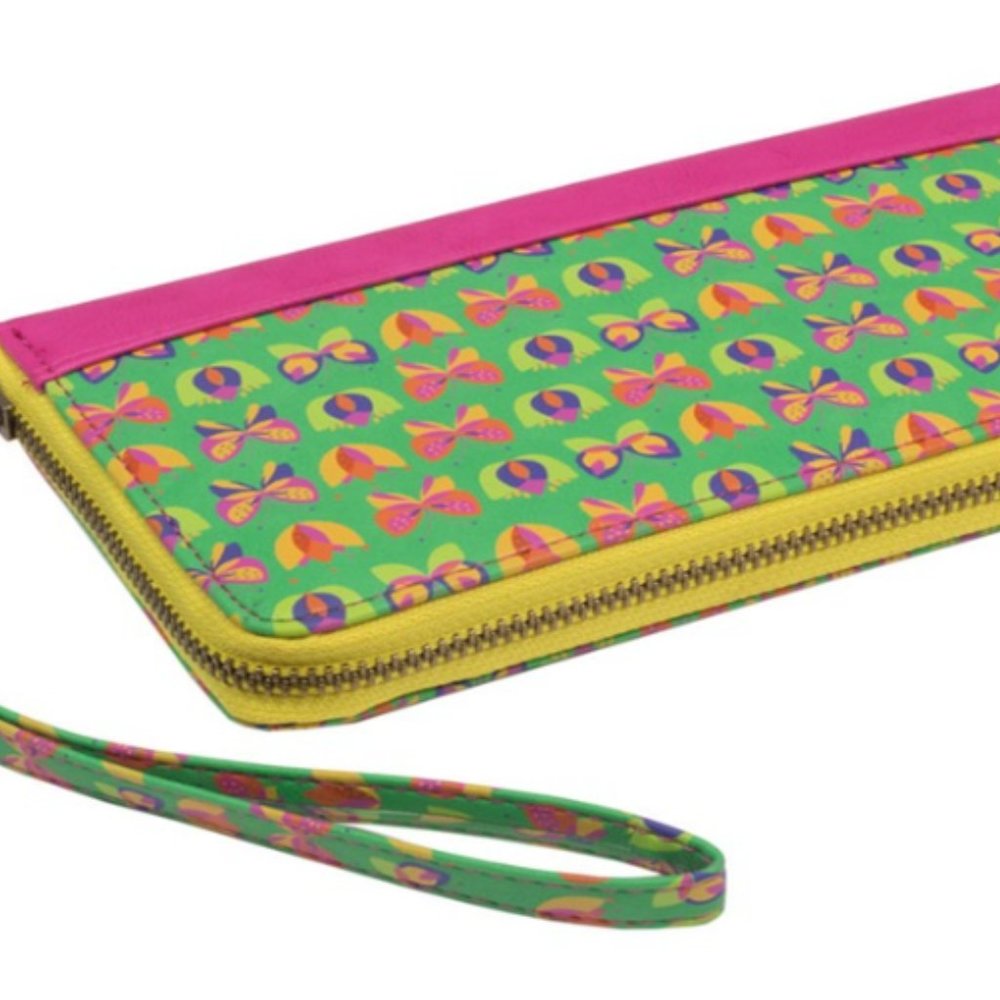 Chumbak Butterfly Polyurethane Multicolour Long Wallet *New*